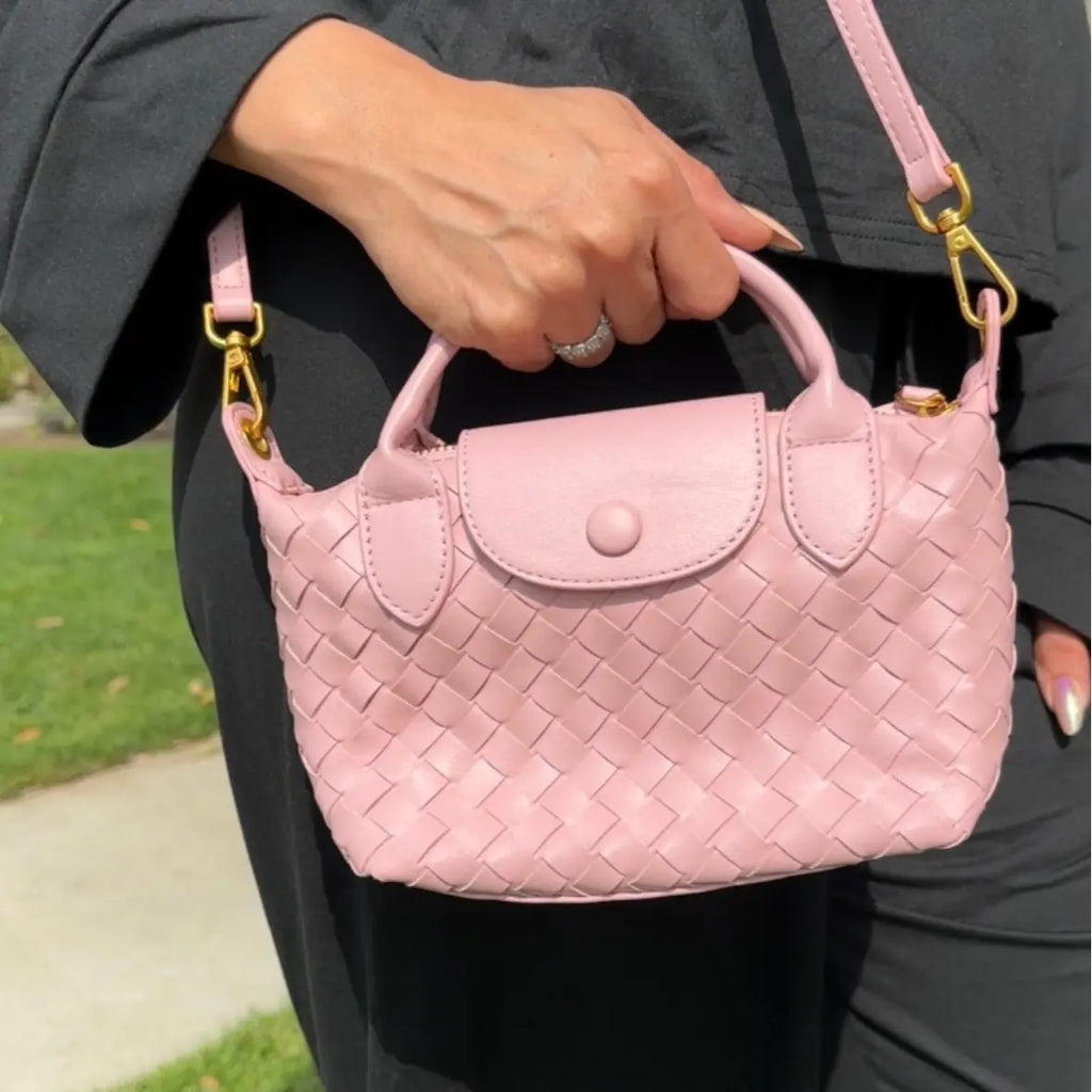 Ampere Le Mini Tressé Woven Mini Tote Bag
