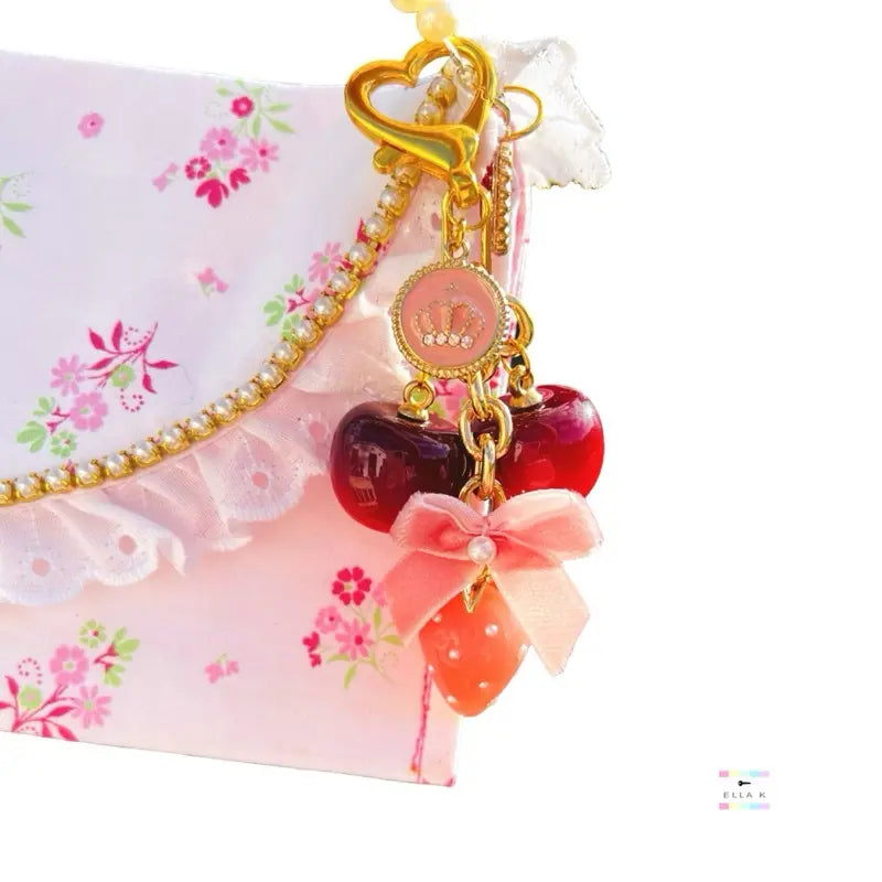 Crown Orchard Coquette Bow Mini Bag Charm