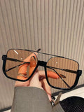 Unisex Aviator Sunglasses with Tinted Lenses