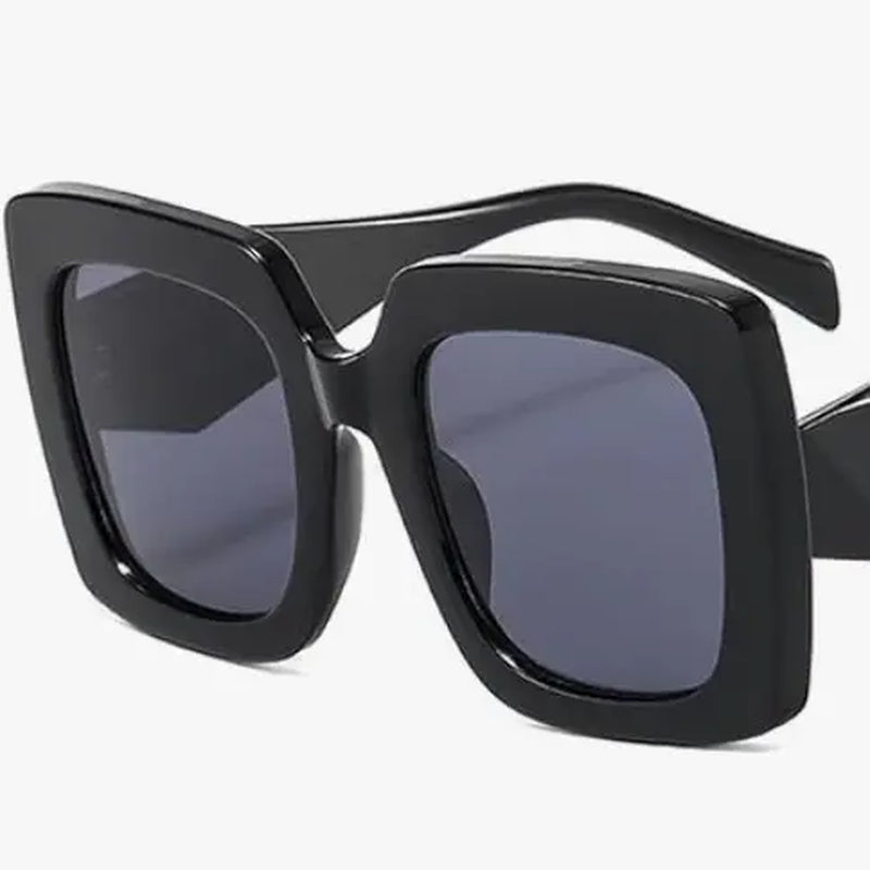 Simplistic Elegance Square Wide Frame Sunglasses
