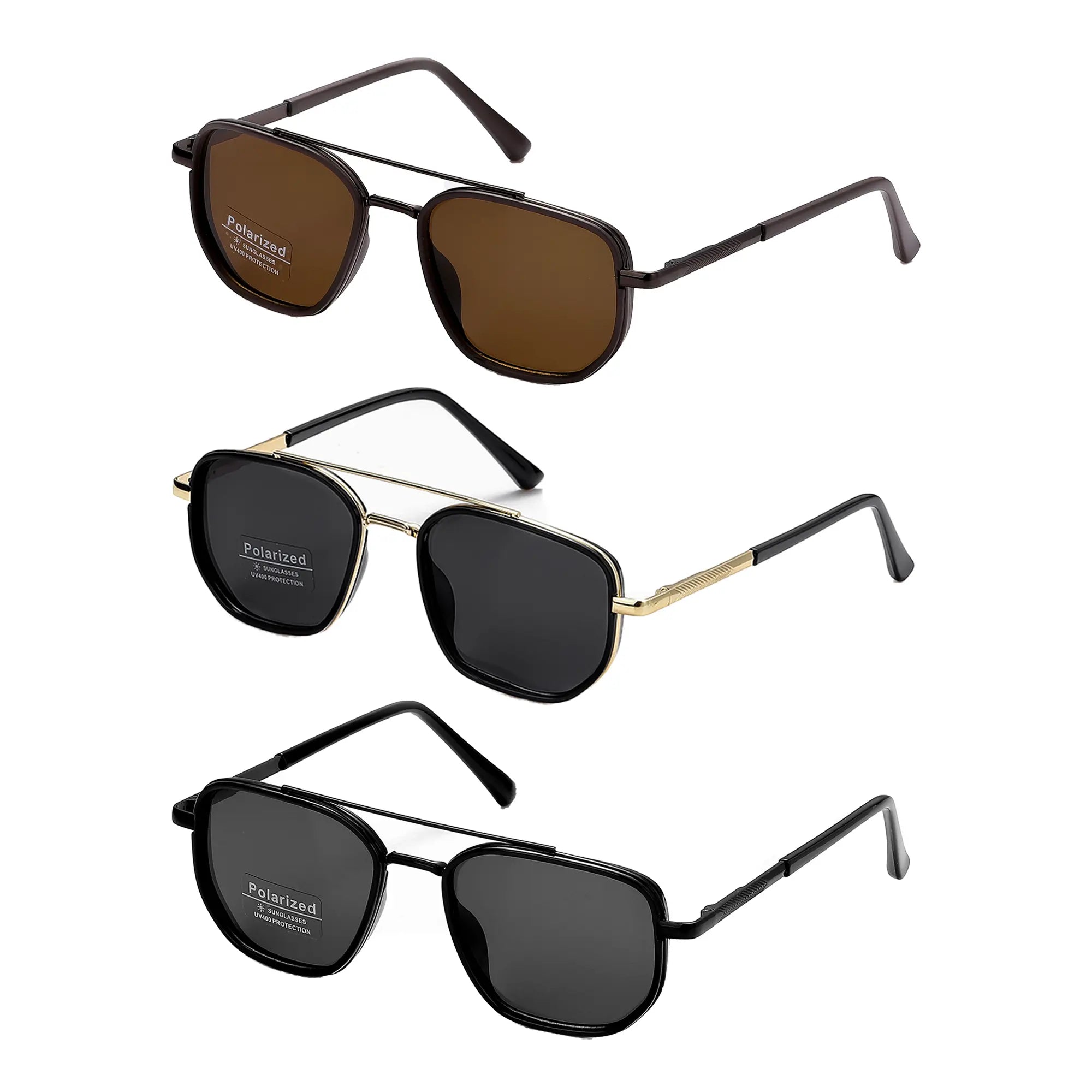 Geometric Double-Beam Sunglasses
