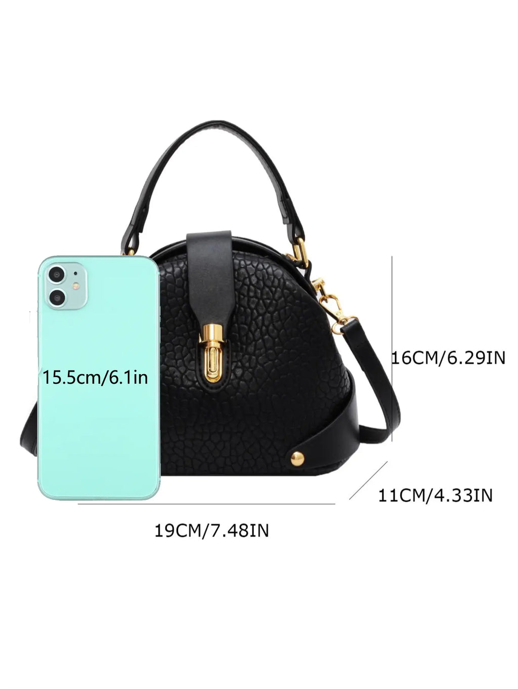Elegant Colorblock Women's Handbag