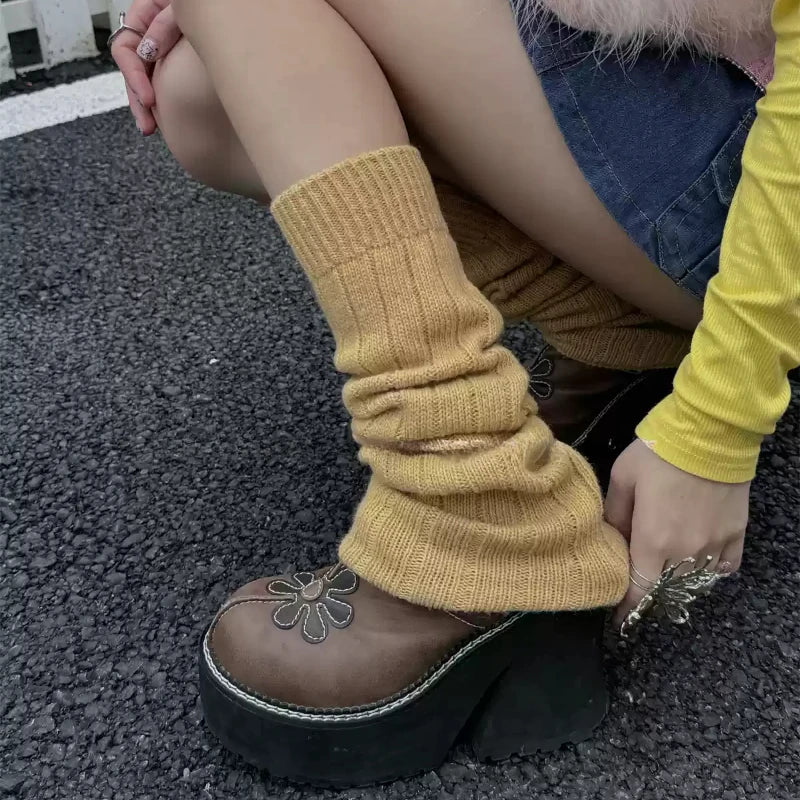 Cozy 30% Wool Leg Warmers