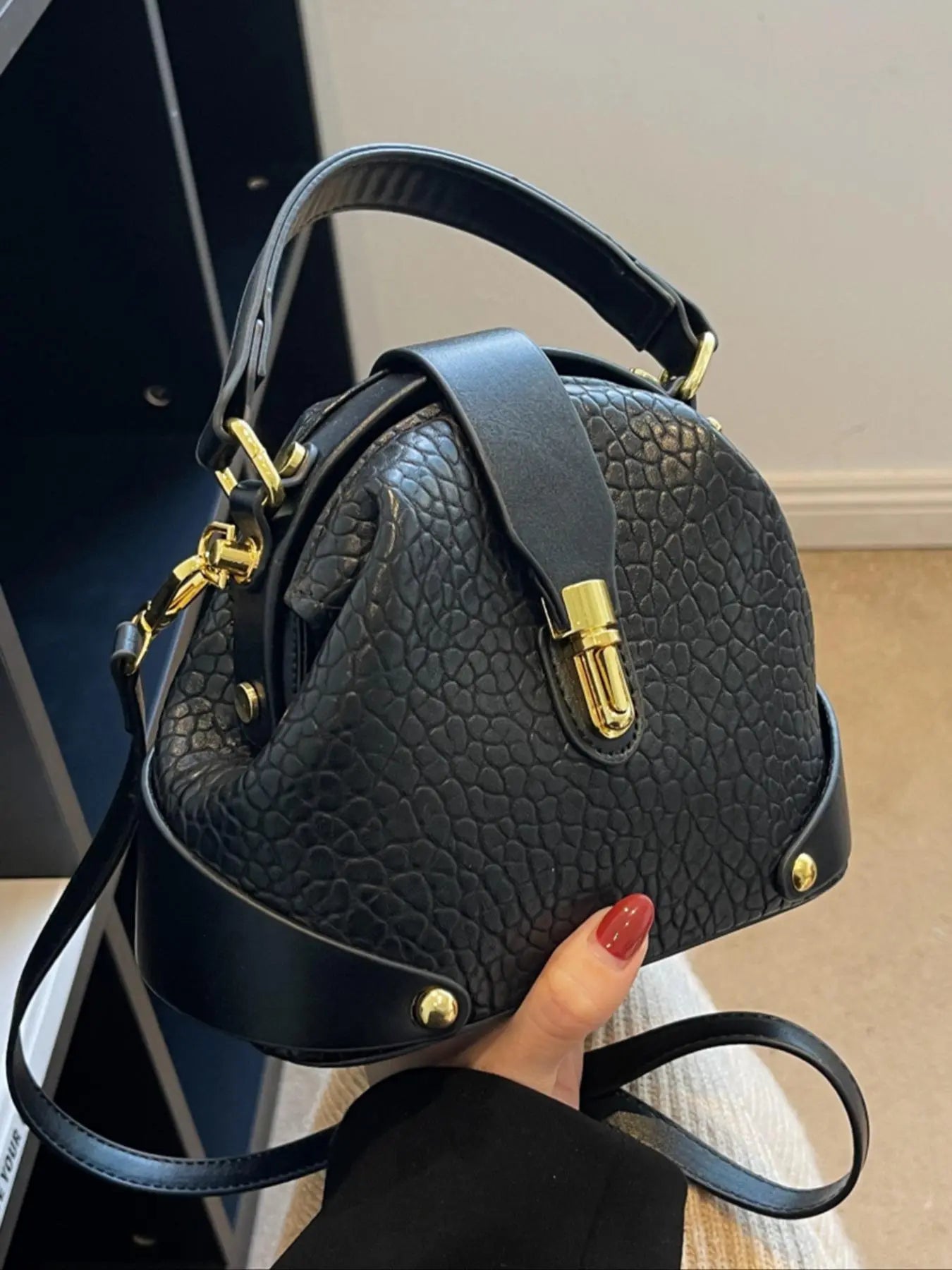 Elegant Colorblock Women's Handbag