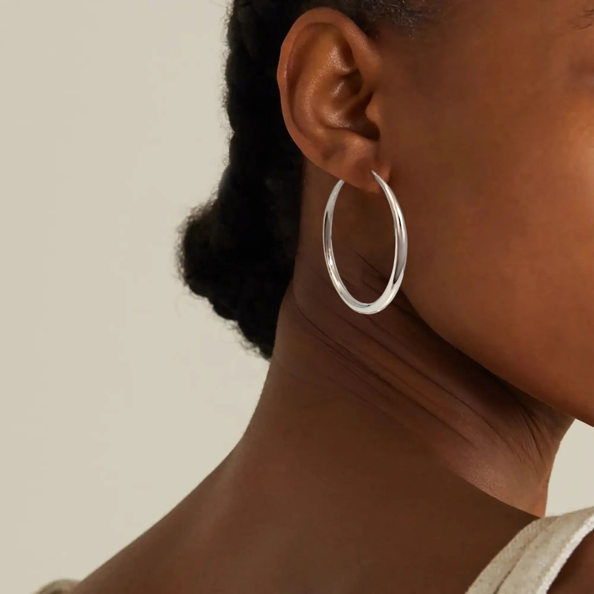 Stainless Steel Gold and Silver Hoop Earrings Set