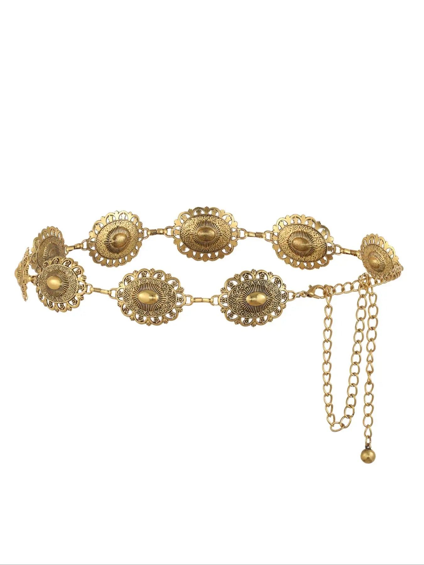 Vintage Layered Chain Belt