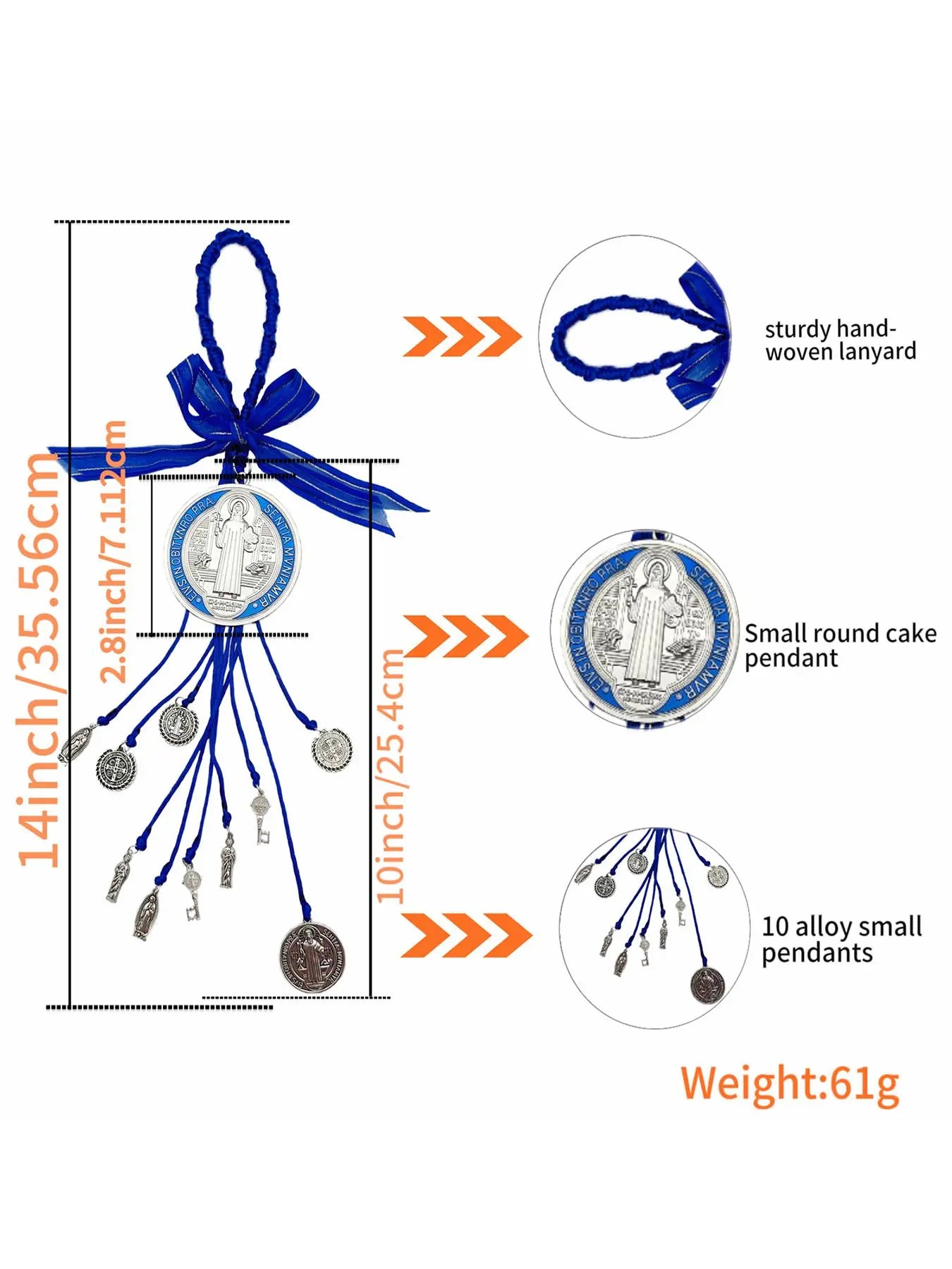 Saint Benedict Medal Protection Charm