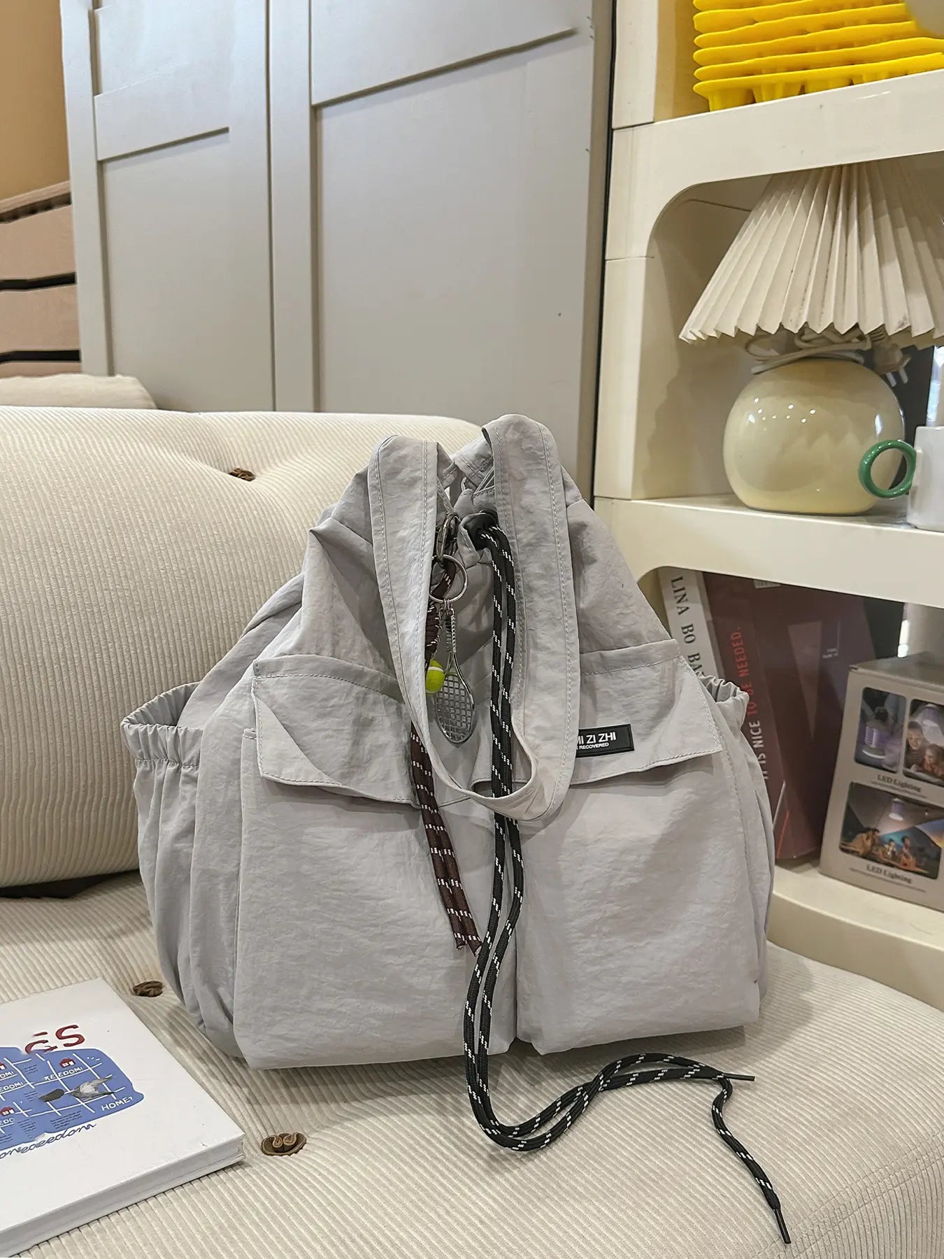 Stylish Minimalist Solid-Color Tote Bag