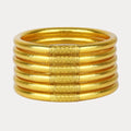 Gold All-Weather Bangles® Set of 6