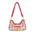 Wrangler Women's Boot Print Shoulder Bag with Chain Strap