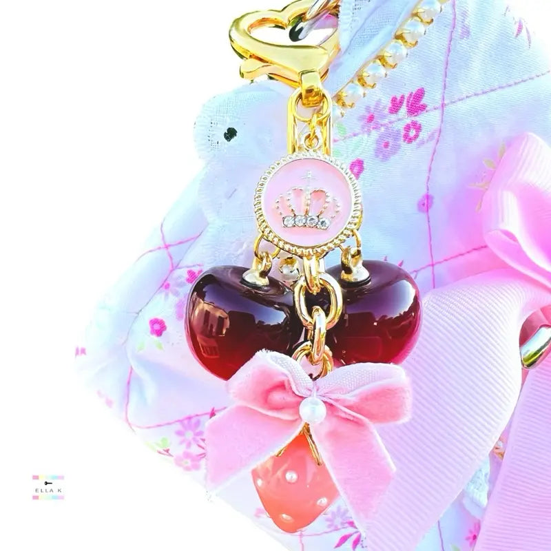 Crown Orchard Coquette Bow Mini Bag Charm