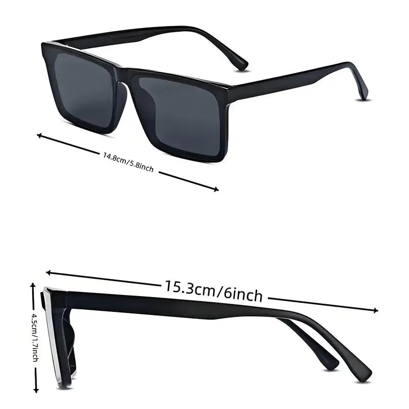 Trendy Square Frame Sunglasses