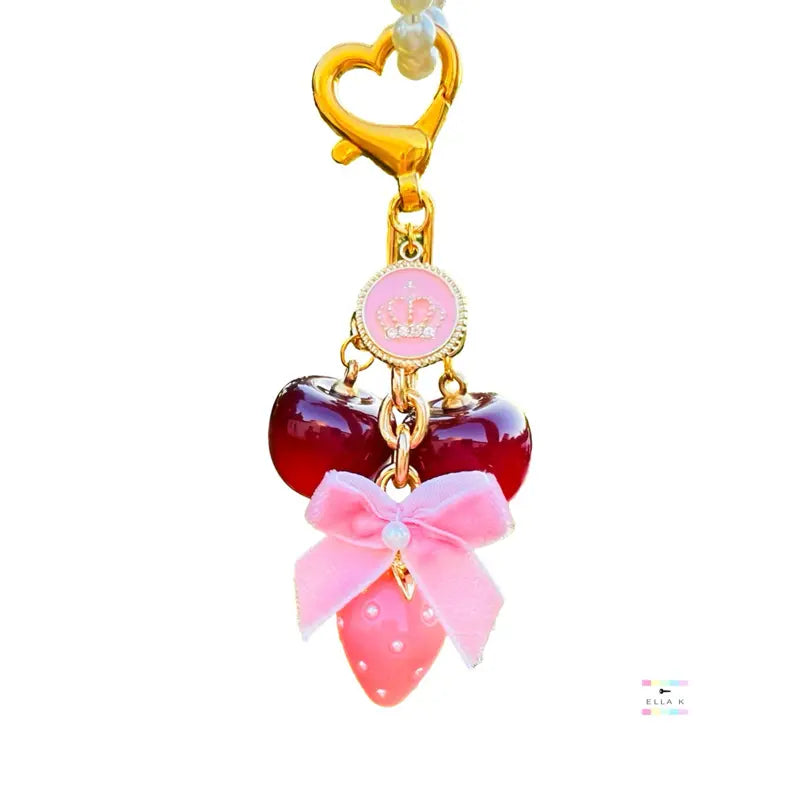 Crown Orchard Coquette Bow Mini Bag Charm