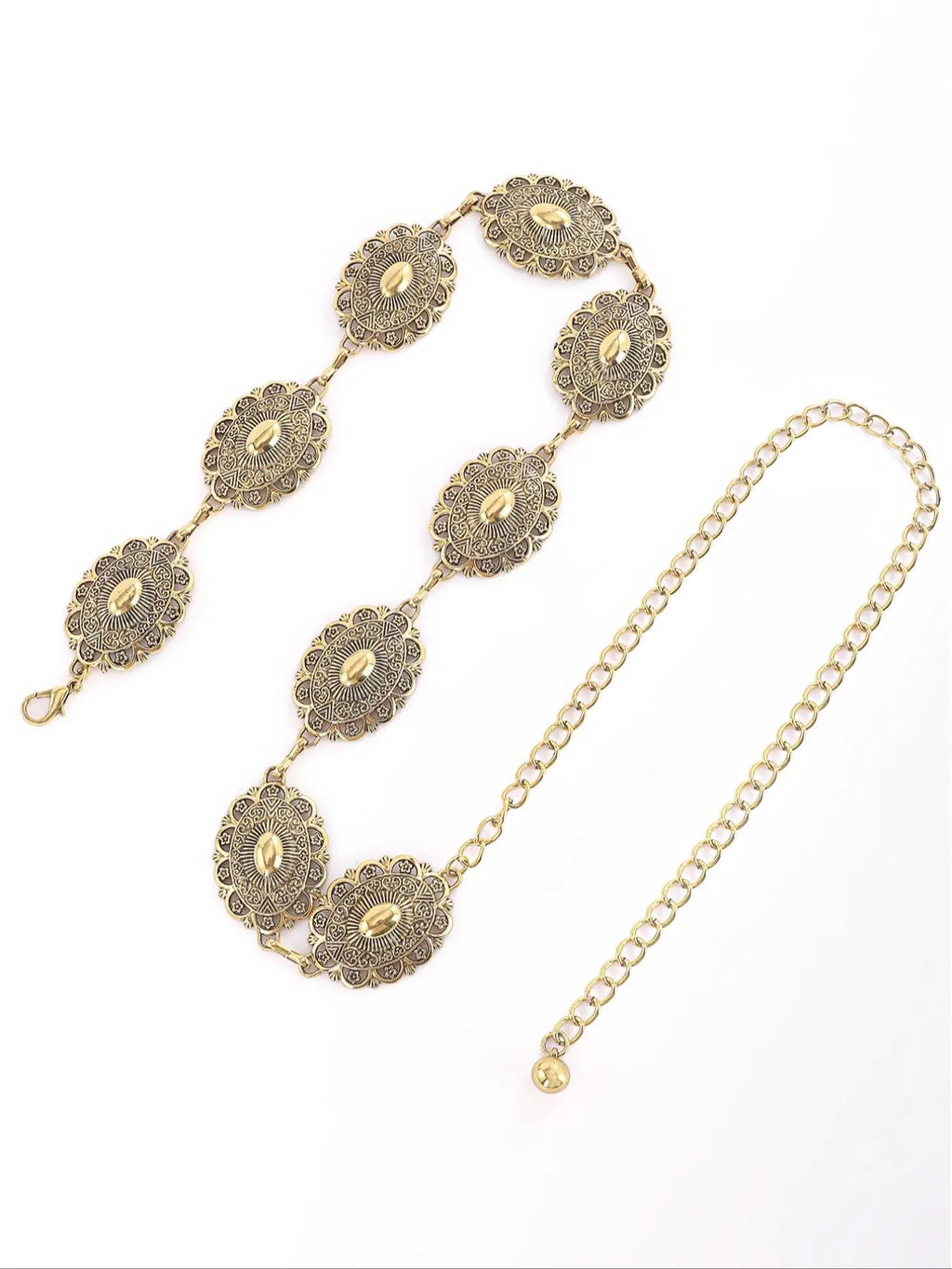 Vintage Layered Chain Belt