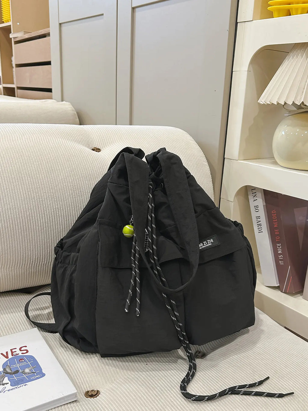 Stylish Minimalist Solid-Color Tote Bag