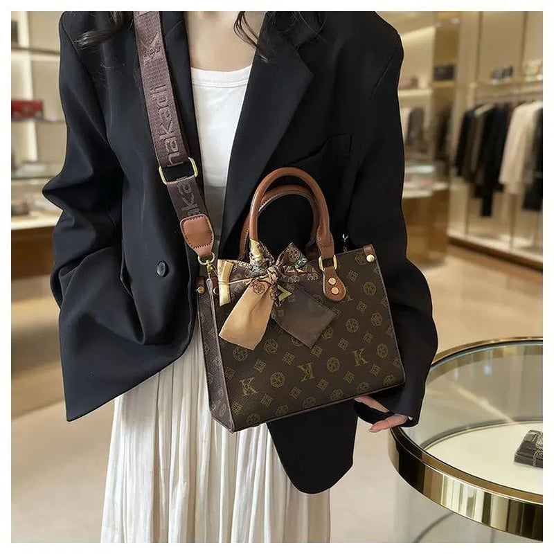 Vintage Monogram Tote Bag