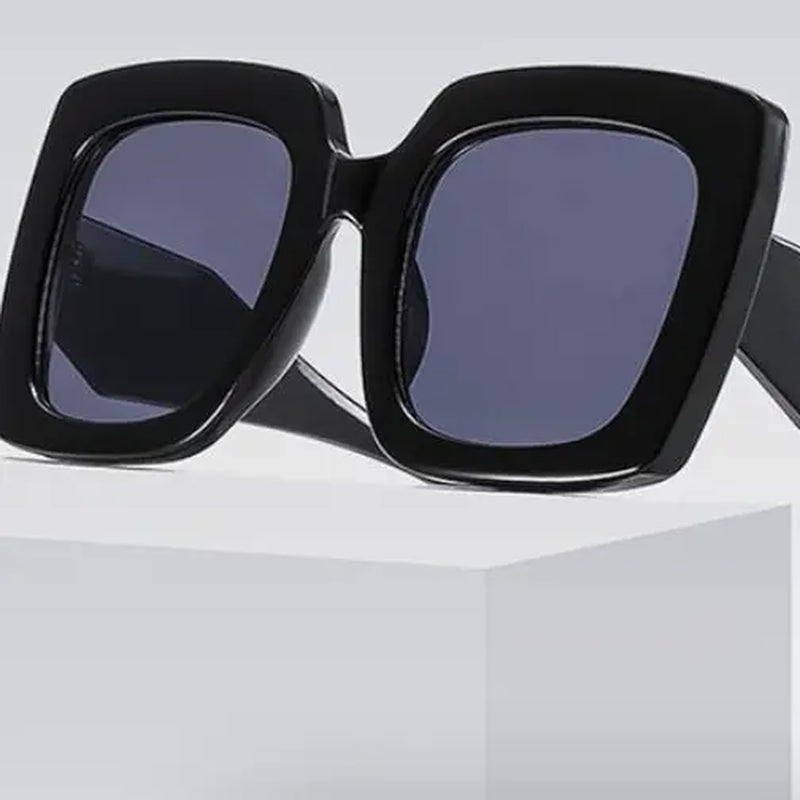 Simplistic Elegance Square Wide Frame Sunglasses