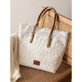 Vintage Lace Kiss Lock Shoulder Bag