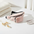 Pink Fur Fanny Pack